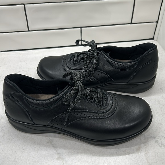 SAS Walk Easy - Lace Up Walking Shoe Black 9 - Picture 8 of 9